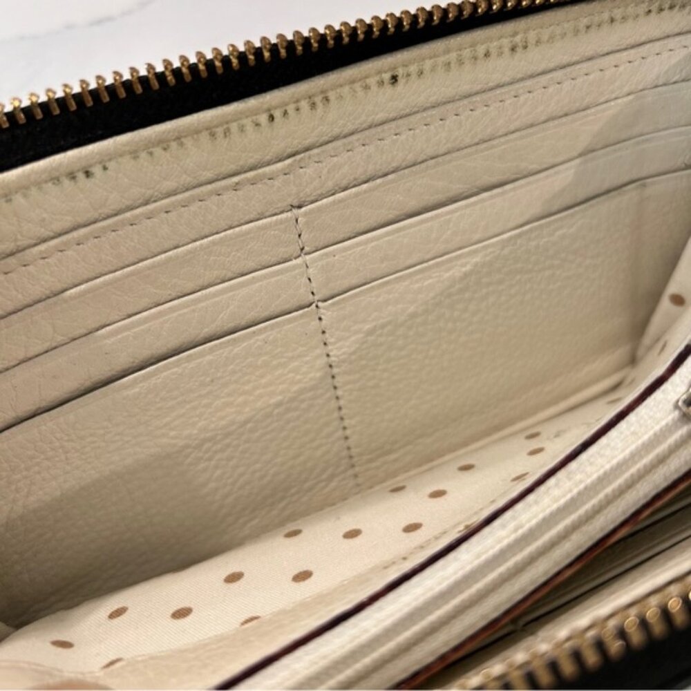 Kate Spade Black Leather Cameron Long Wallet - Picture 8 of 13